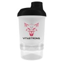 SHAKER OPAQUE BLACK 300ml +150ml