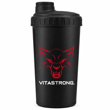 SHAKER BLACK | For Proteins and Pre-Workout | Vitastrong